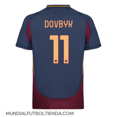 Camiseta AS Roma Artem Dovbyk #11 Tercera Equipación Replica 2024-25 mangas cortas